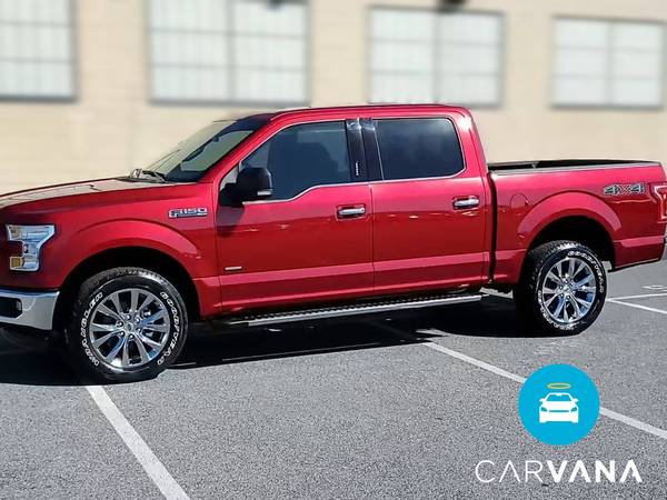 2017 Ford F150 SuperCrew Cab XLT Pickup 4D 5 1/2 ft pickup Red for sale in Akron, OH – photo 4