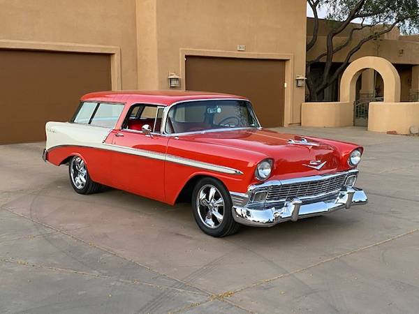 1956 Chevrolet Bel Air Nomad, Matador Red, - - by for sale in Phoenix, AZ – photo 3
