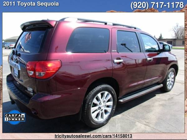 2011 TOYOTA SEQUOIA LIMITED 4X4 4DR SUV (5 7L V8 FFV) Family owned for sale in MENASHA, WI – photo 5