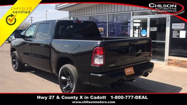 2019 Ram 1500 Big Horn/Lone Star pickup Black - - by for sale in Cadott, WI – photo 3