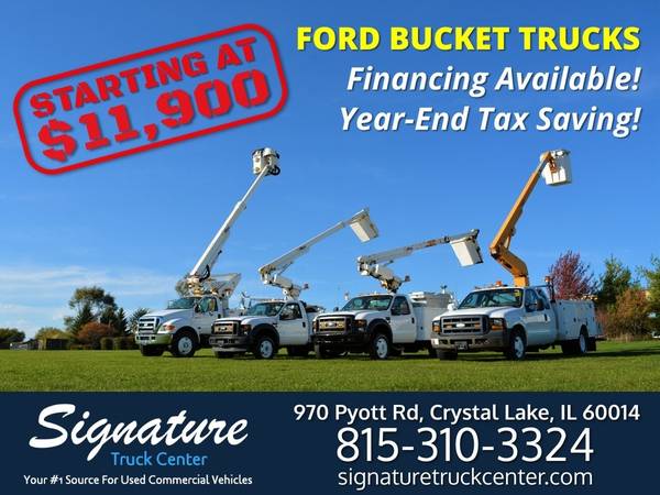 Ford Bucket Truck Liquidation Sale (NON-CDL AVAILABLE!) - cars &... for sale in Crystal Lake, NE