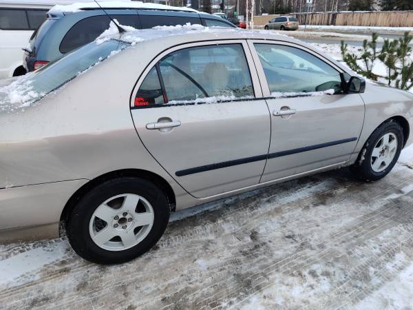 2004 Toyota Corolla runs exc new blizzak tires 40 mpg clean title -... for sale in Anchorage, AK – photo 5