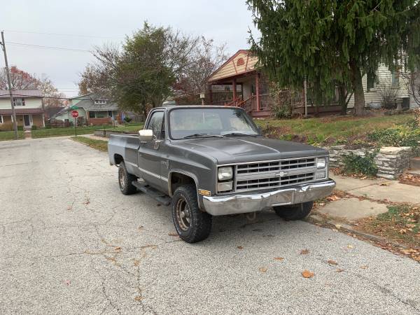 1987 Chevy k10 3/4 ton 4x4 - cars & trucks - by owner - vehicle... for sale in Lafayette, IN – photo 3