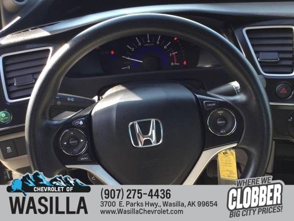 2013 Honda Civic 2dr Auto LX - - by dealer - vehicle for sale in Wasilla, AK – photo 15