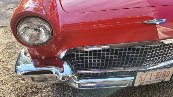 1957 Red Ford Thunderbird Convertible Body Off Resto EX CONDITION for sale in Marion, MA – photo 19