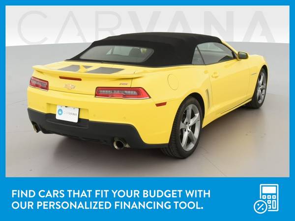 2014 Chevy Chevrolet Camaro LT Convertible 2D Convertible Yellow for sale in Stillwater, OK – photo 8