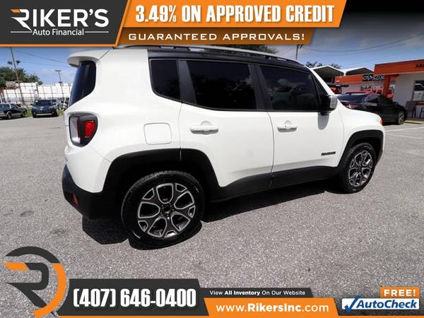 $182/mo - 2016 Jeep Renegade Limited - 100 Approved! - cars & trucks... for sale in Kissimmee, FL – photo 9