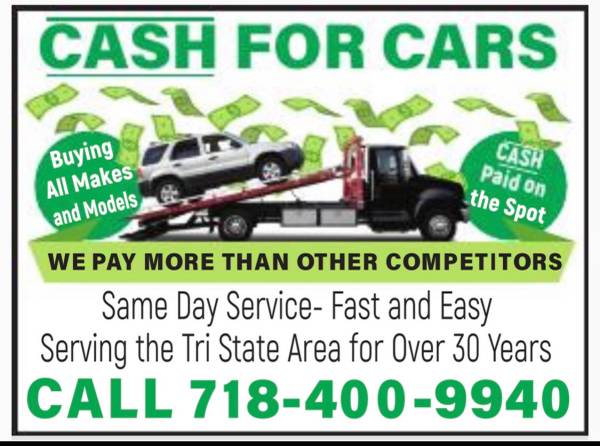 cash for cars 1000 for any junk for sale in NEW YORK, NY