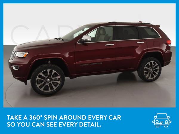 2017 Jeep Grand Cherokee Overland Sport Utility 4D suv Burgundy for sale in Dade City, FL – photo 3