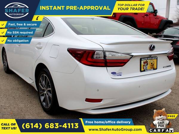 $256/mo - 2016 Lexus ES 300H - Easy Financing! - cars & trucks - by... for sale in Columbus, OH – photo 5