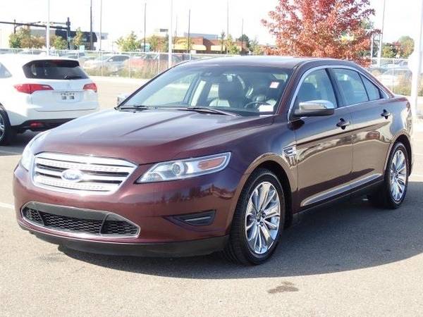 2011 Ford Taurus sedan Limited (Bordeaux Reserve Red Metallic)... for sale in Sterling Heights, MI – photo 4