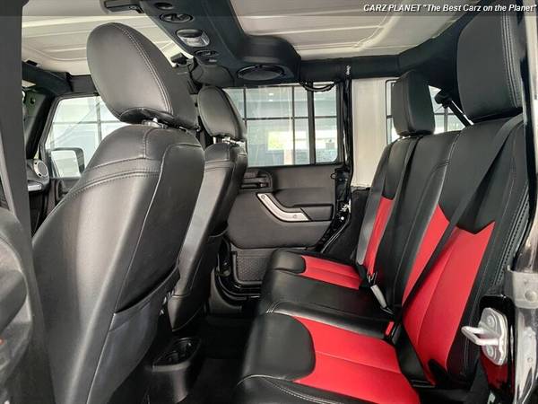 2014 Jeep Wrangler 4x4 Unlimited Sahara LIFTED RED SEATS 4WD JEEP... for sale in Gladstone, OR – photo 21