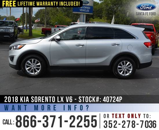 *** 2018 KIA SORENTO LX SUV *** Bluetooth - Cruise Control - SIRIUS... for sale in Alachua, FL – photo 4