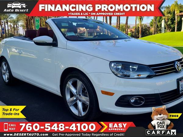 2012 Volkswagen EOS Lux Only $255/mo! Easy Financing! - cars &... for sale in Palm Desert , CA – photo 8