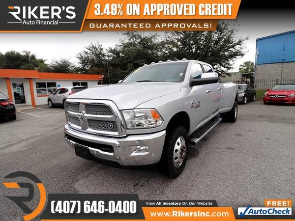 $650/mo - 2018 Ram 3500 Lone StarCrew Cab - 100 Approved! - cars &... for sale in Kissimmee, FL – photo 4