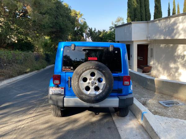 2015 Jeep Wrangler Unlimited Sahara (Blue) - - by for sale in Sherman Oaks, CA – photo 4