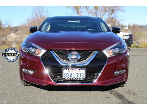2017 Nissan Maxima sedan Platinum (Coulis Red) - - by for sale in Lakeport, CA – photo 9