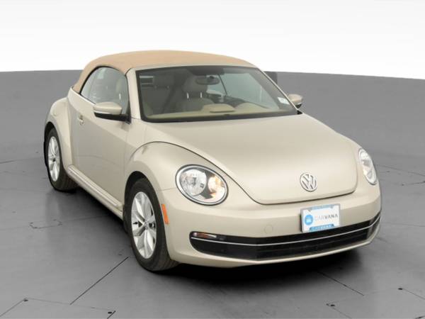 2014 VW Volkswagen Beetle TDI Convertible 2D Convertible Beige - -... for sale in Myrtle Beach, SC – photo 16