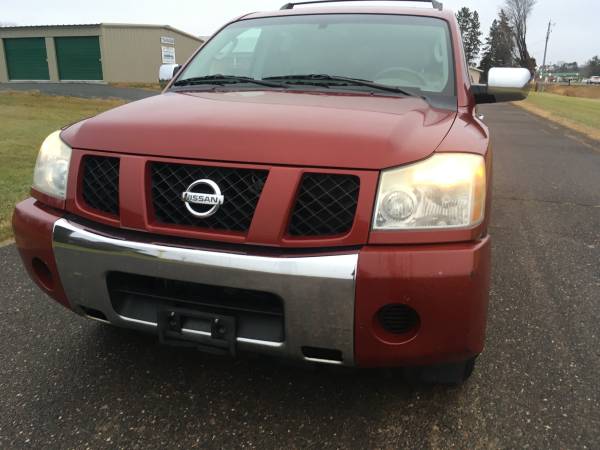 2005 Nissian Armada V8, 3rd seat, leather - cars & trucks - by... for sale in Clayton, MN – photo 2