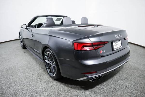 2018 Audi S5 Cabriolet, Daytona Gray Pearl Effect/Black Roof for sale in Wall, NJ – photo 3