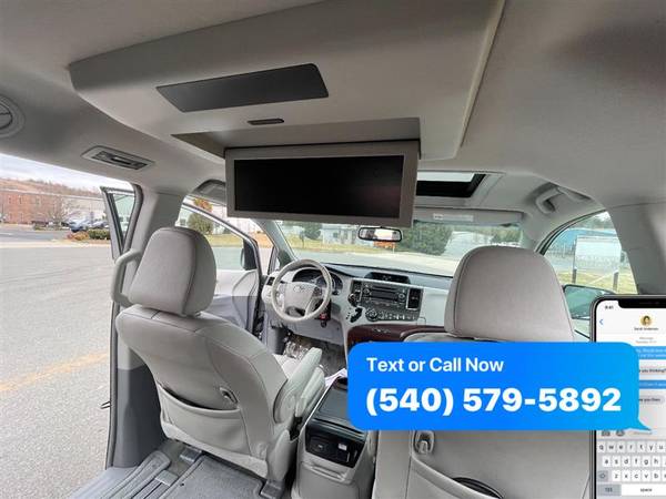 2012 TOYOTA SIENNA XLE 8-Pass V6 750 DOWN/375 A Month - cars & for sale in Fredericksburg, VA – photo 7