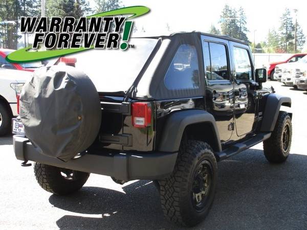 2015 *Jeep* *Wrangler* *Unlimited* Convertible Black Clearcoat for sale in Shelton, WA – photo 4