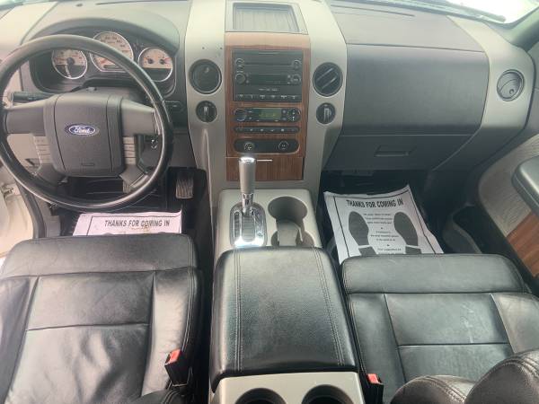 Ford F-150 Lariat 4X4Leather Sunroof heated seats White on Black for sale in Osseo, MN – photo 10