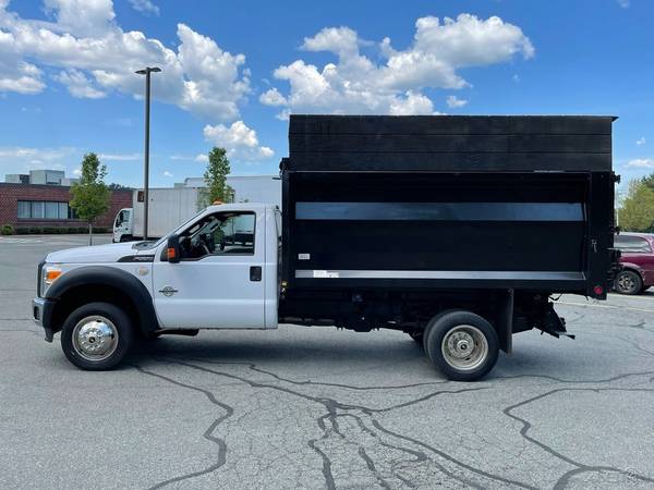 11 Ford F-550 XLT Landscape Dump Truck 4x4 6 7L Diesel 114 SKU: 13840 for sale in Boston, MA – photo 2