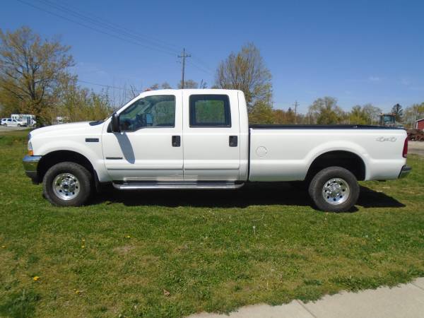 2003 FORD F-350 XLT 7 3L DIESEL 4X4 CREW CAB RUST FREE - cars & for sale in Rushville, OH – photo 2