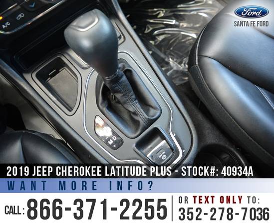 2019 Jeep Cherokee Latitude Plus SiriusXM - Cruise - Leather for sale in Alachua, FL – photo 16