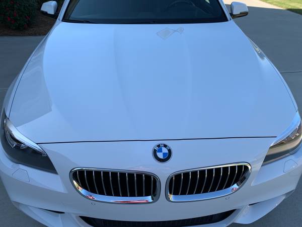 2016 BMW 535i white w/black leather low mileage for sale in Clayton, NC – photo 2