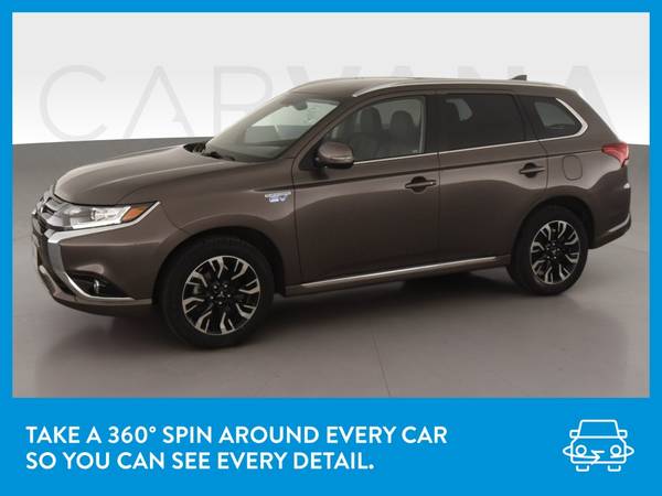 2018 Mitsubishi Outlander PHEV SEL Sport Utility 4D suv Brown for sale in reading, PA – photo 3