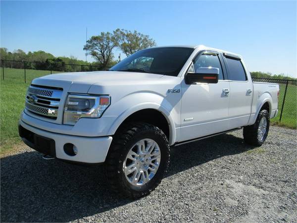 2013 FORD F150 LIMITED, White APPLY ONLINE - BROOKBANKAUTO COM! for sale in Summerfield, VA – photo 18