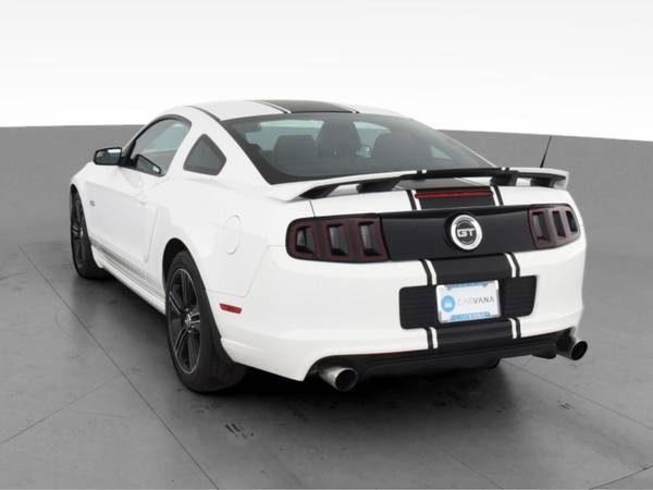 2013 Ford Mustang GT Premium Coupe 2D coupe White - FINANCE ONLINE -... for sale in Athens, OH – photo 8