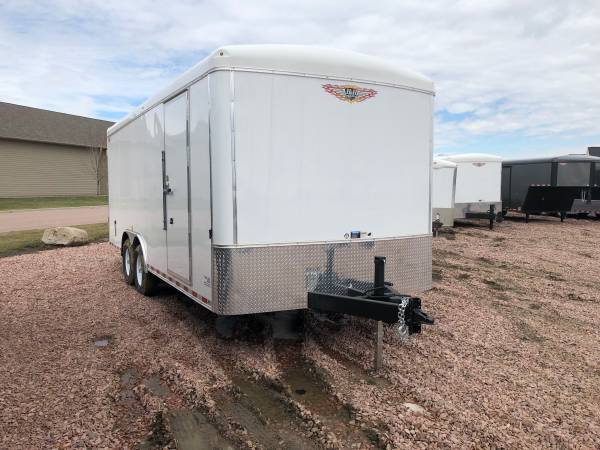 2019 H&H Trailers 101.20.78 White Barn Doors Cargo #8236 for sale in Harrisburg, SD – photo 3