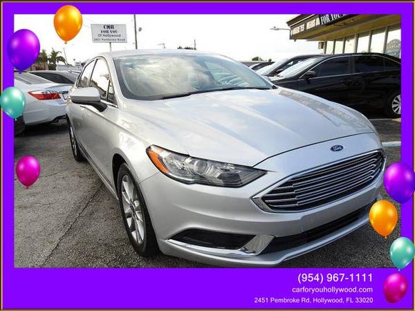2017 Ford Fusion SE Sedan 4D - - by dealer - vehicle for sale in Hollywood, FL – photo 2