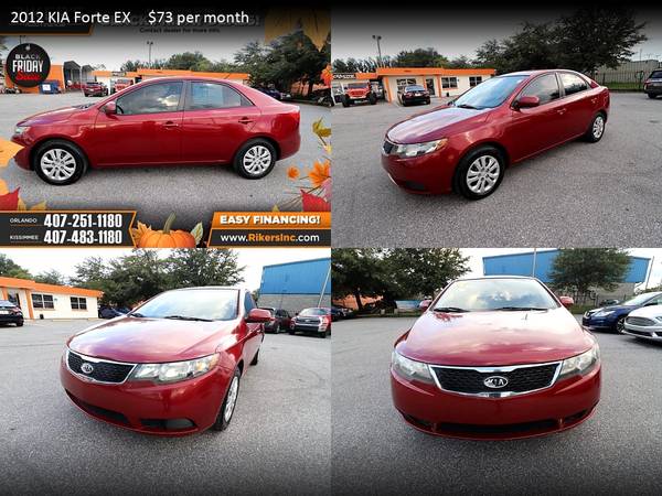 $106/mo - 2013 KIA Forte EX - 100 Approved! - cars & trucks - by... for sale in Kissimmee, FL – photo 19