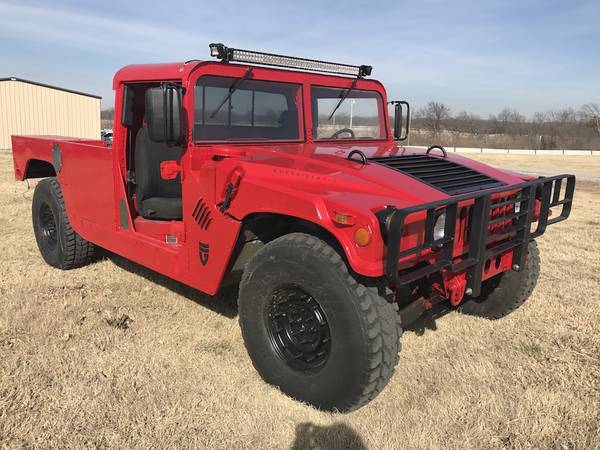 Military Humvee Truck 4X4 Pickup - RED | On-Road Title | Am General for sale in Tulsa, TX – photo 11