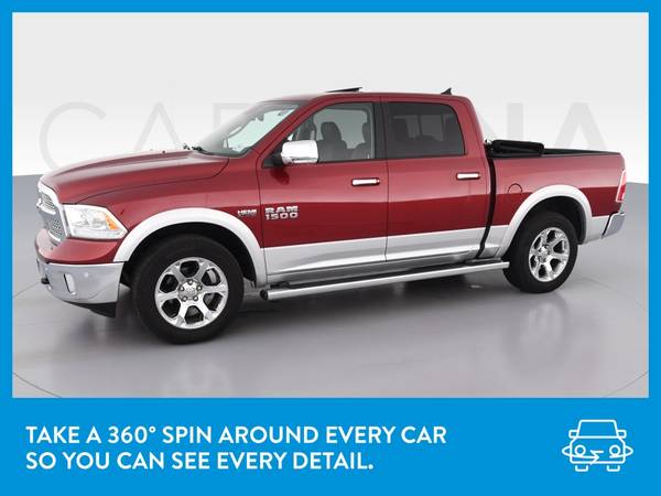 2015 Ram 1500 Crew Cab Laramie Pickup 4D 5 1/2 ft pickup Red for sale in Fort Myers, FL – photo 3