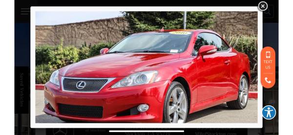 Lexus IS350 C - cars & trucks - by owner - vehicle automotive sale for sale in Elk Grove, CA – photo 7