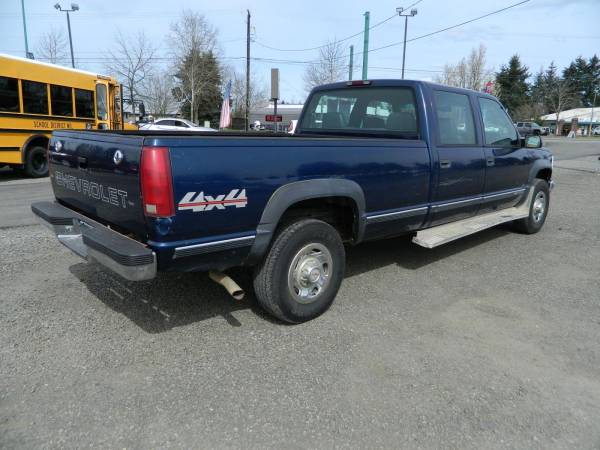 2000 Chevrolet Chevy 3500 Pickup Crew Cab Long Bed 4/4 - EXTRA for sale in Yelm, WA – photo 3