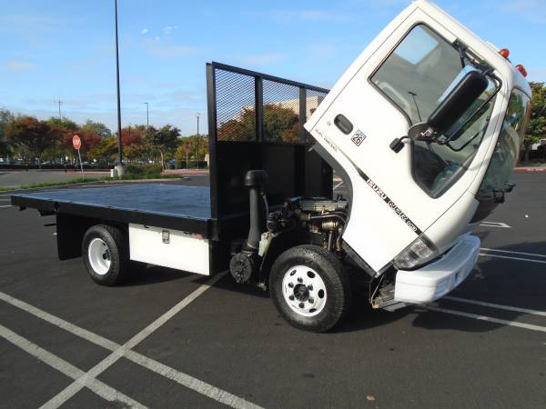 2007 ISUZU NPR HD WITH 12' FLAT BED for sale in San Leandro, CA – photo 14