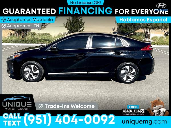 2017 Hyundai Ioniq Hybrid Blue PRICED TO SELL! - - by for sale in Corona, CA – photo 2