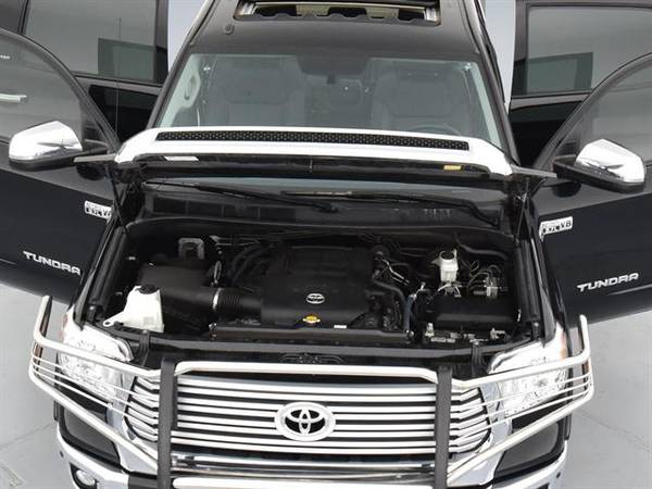 2017 Toyota Tundra CrewMax Limited Pickup 4D 5 1/2 ft pickup Black - for sale in Chicago, IL – photo 4