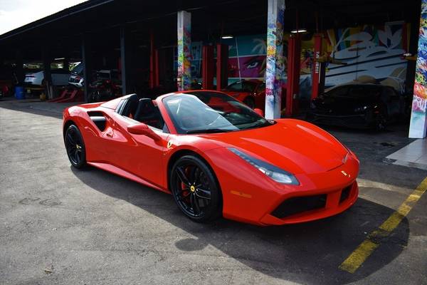 2018 Ferrari 488 Spider Base 2dr Convertible Convertible - cars & for sale in Miami, NY – photo 9
