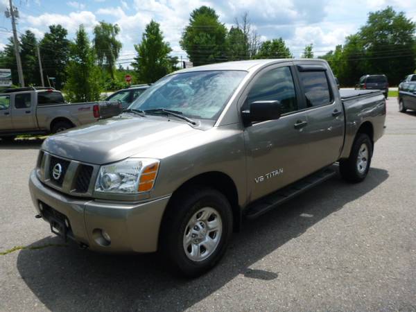 2007 NISSAN TITAN SE SUPER CREW CAB 4X4 AUTOMATIC RUNS AND DRIVES GOOD for sale in Milford, ME – photo 8