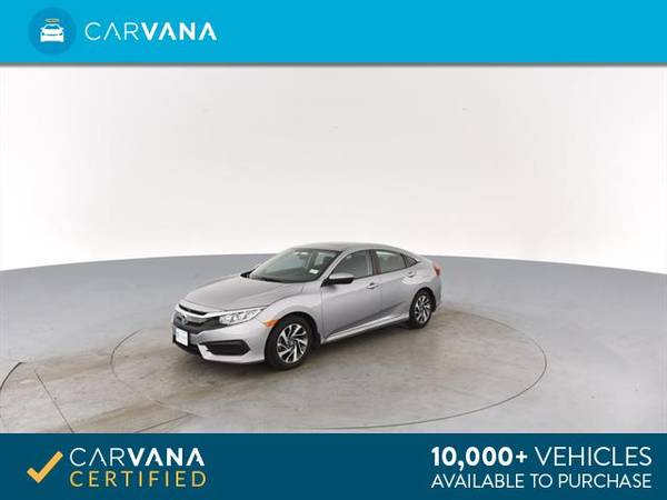 2016 Honda Civic EX Sedan 4D sedan Silver - FINANCE ONLINE for sale in Atlanta, CA – photo 6