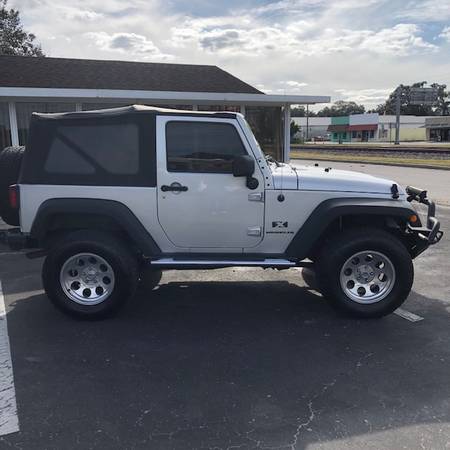 2007 JEEP WRANGLER X, AUTO, LIFT, 4X4, CUSTOM WHEELS AND BUMPERS,... for sale in Bushnell, FL – photo 4