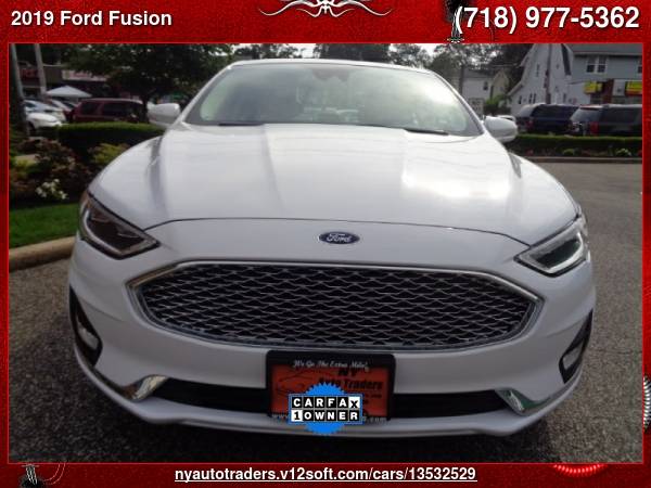 2019 Ford Fusion Titanium FWD - cars & trucks - by dealer - vehicle... for sale in Valley Stream, NY – photo 3