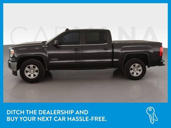 2015 GMC Sierra 1500 Crew Cab SLE Pickup 4D 6 1/2 ft pickup Gray for sale in Columbia, SC – photo 4
